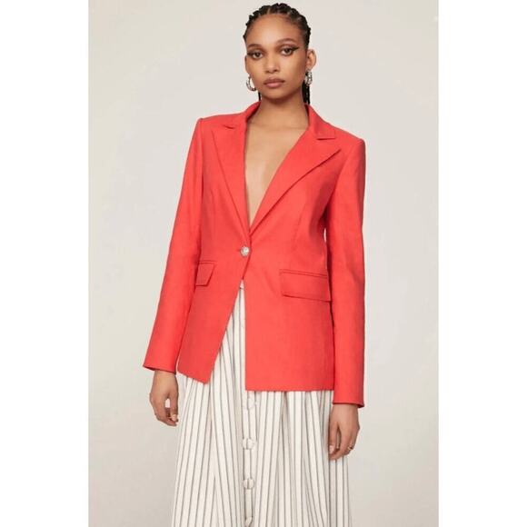 70. Veronica Beard Sedgwick Dickey Blazer Womens 6 Work Career Preppy First Lady